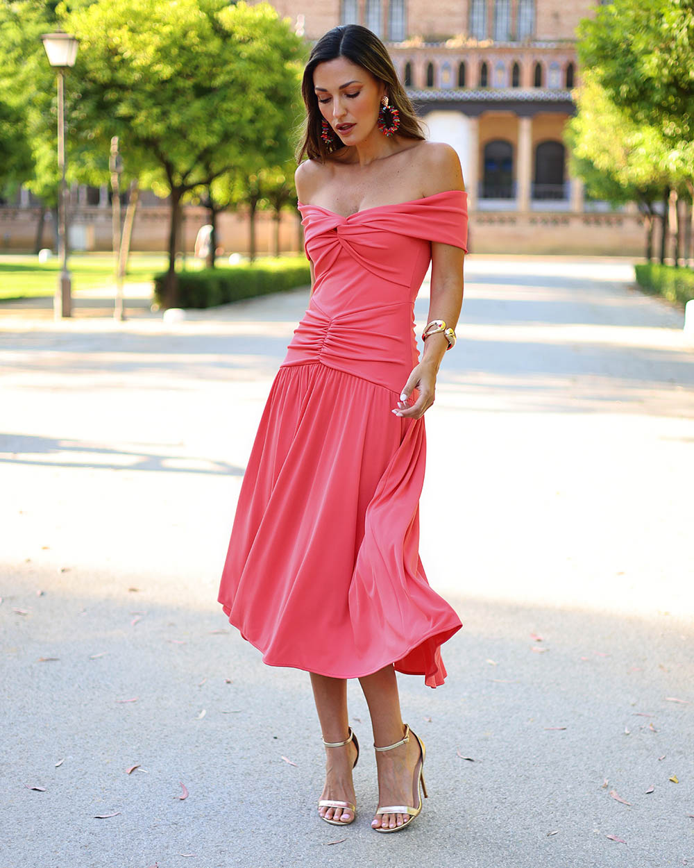 Vestido Mayra Salmon - Imagen 3