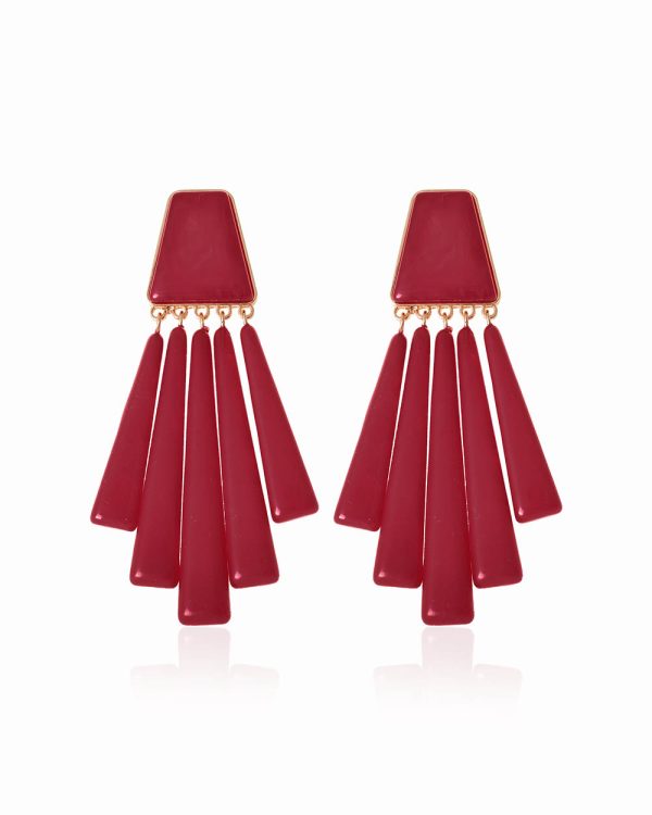 Pendientes Neril fresa