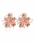 Pendientes pola rosa