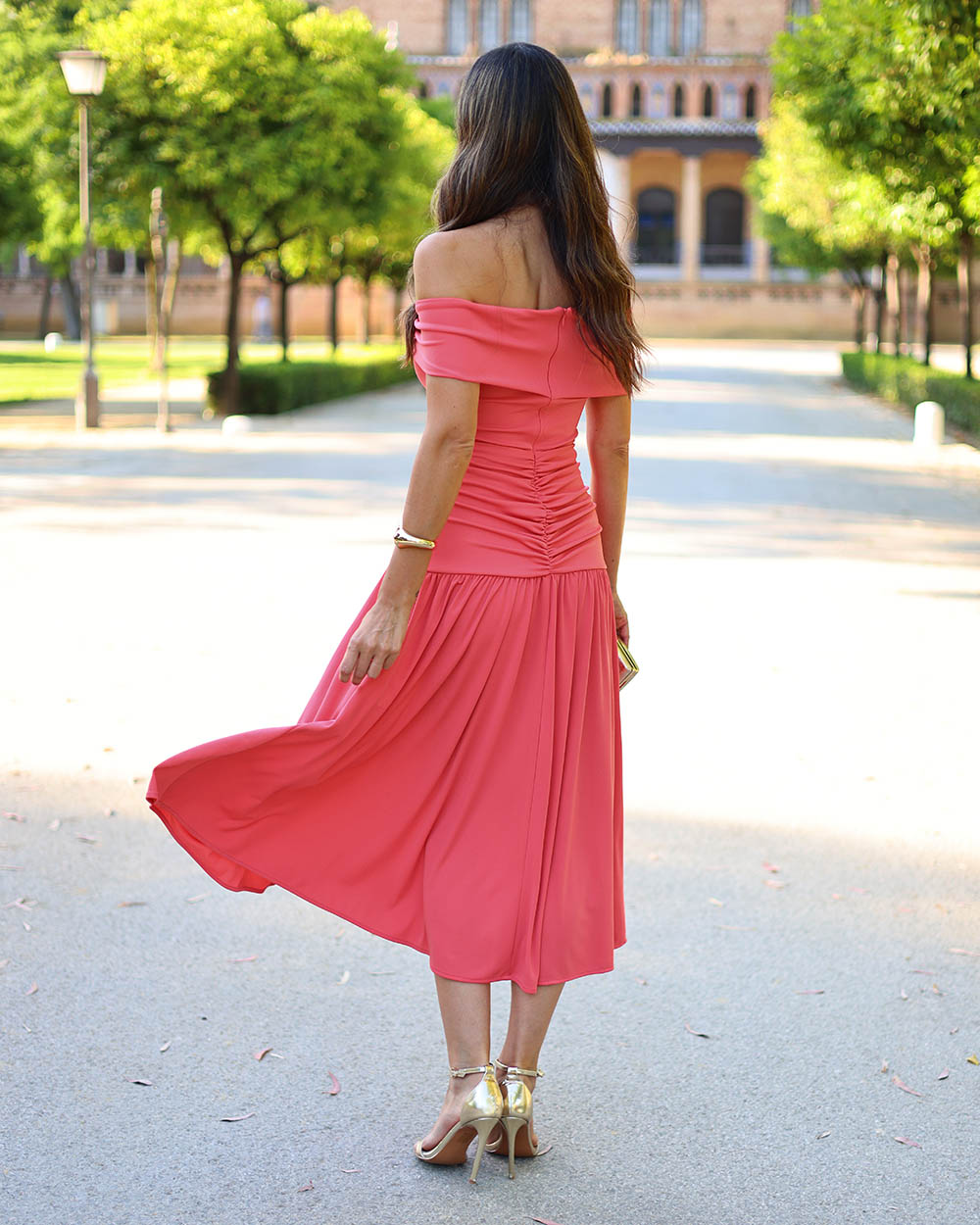 Vestido Mayra Salmon - Imagen 2