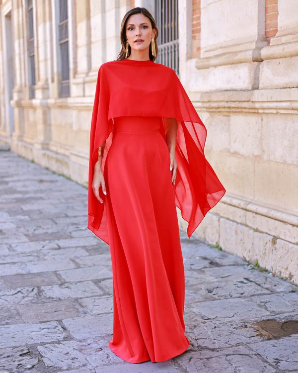 Vestido Penélope rojo - Imagen 3