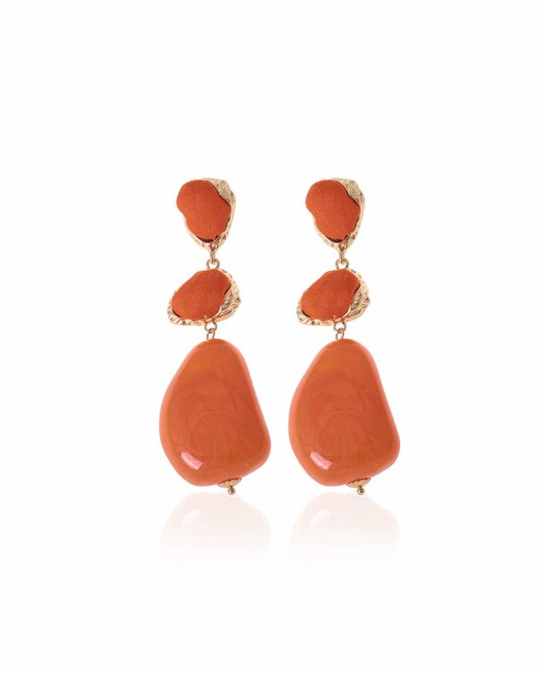 Pendientes Rossi naranja