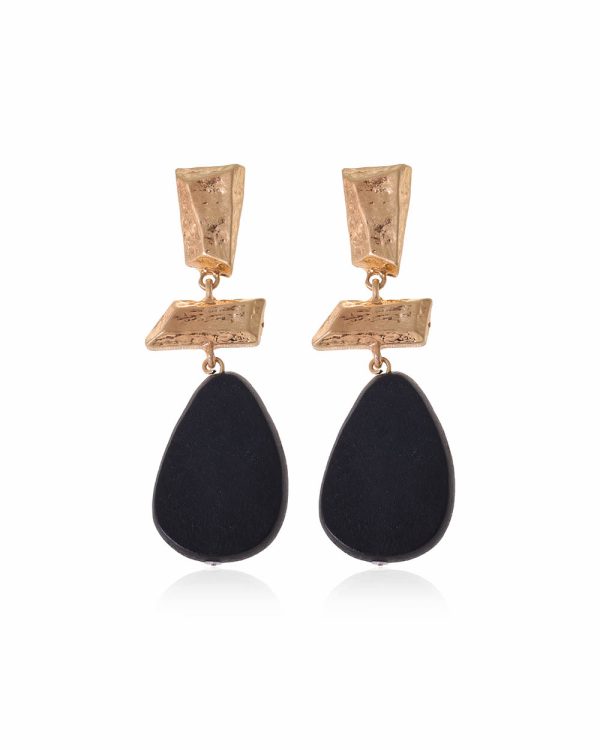 Pendientes Wum negro