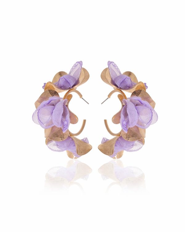 Pendientes Mion lila
