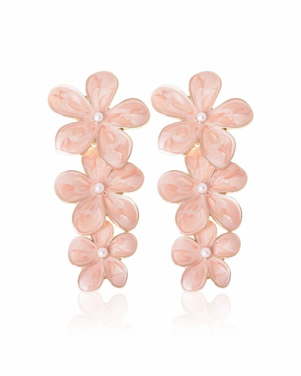 Pendientes Nica rosa