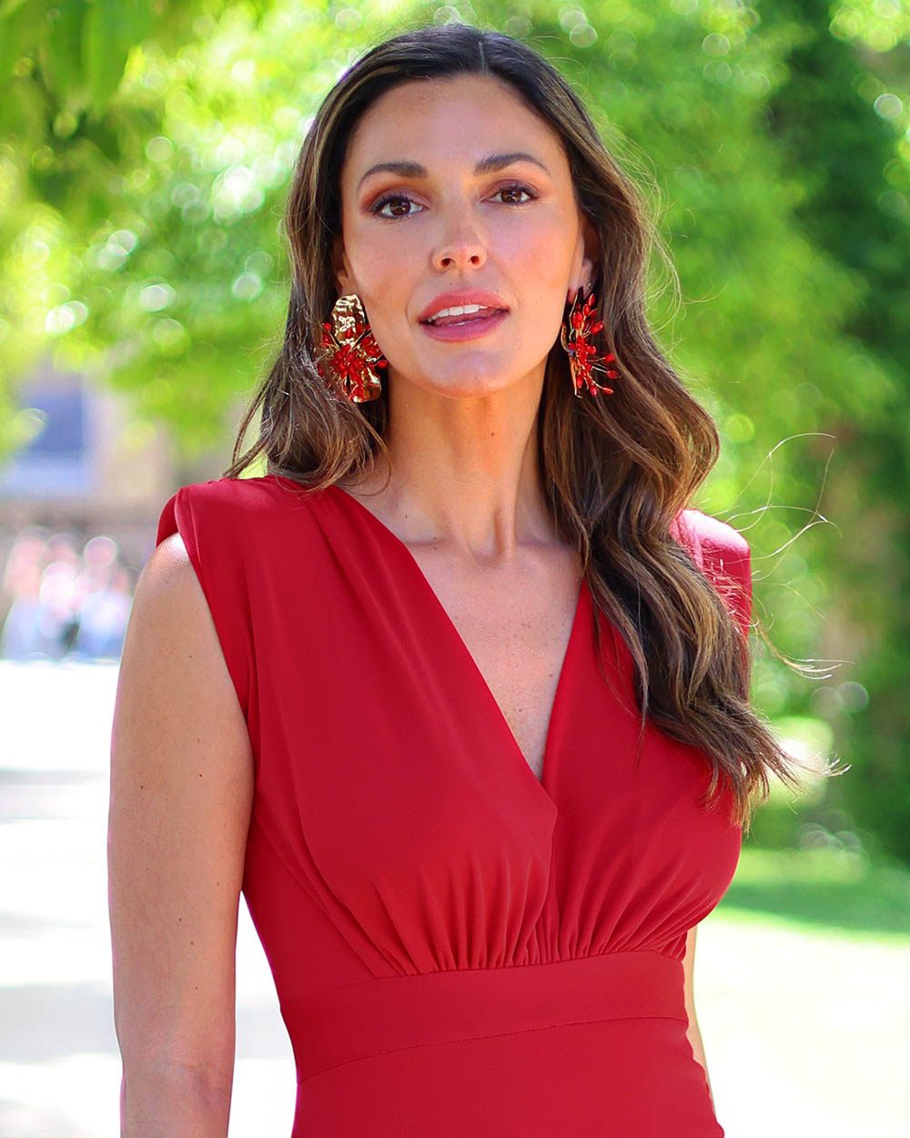 Vestido Rita rojo - Imagen 2