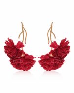 Pendientes Clavel rojo