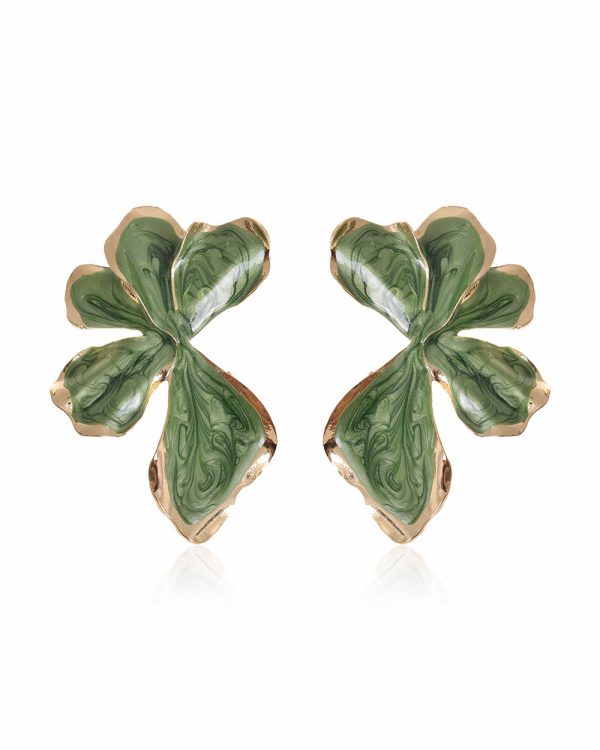 Pendientes Moni verde