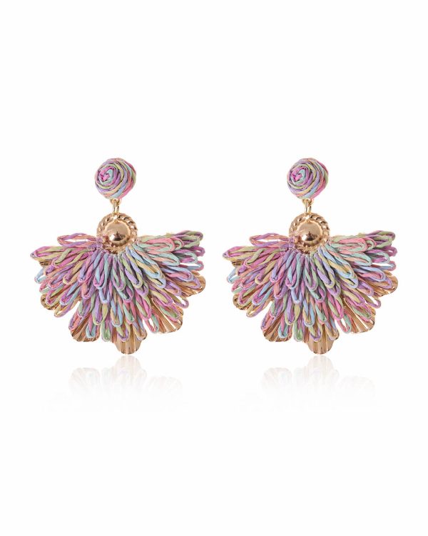 Pendientes Jara Pastel