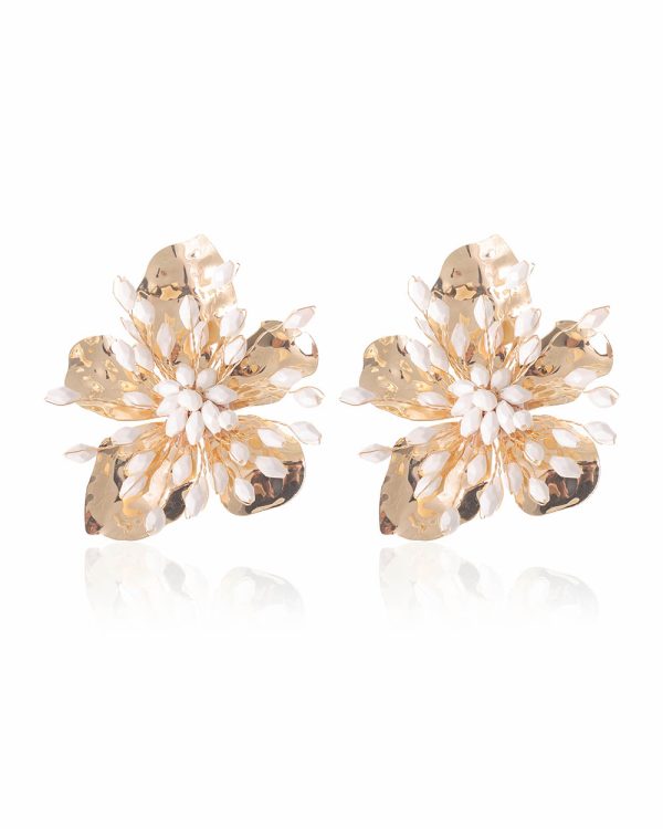 Pendientes pola blanco