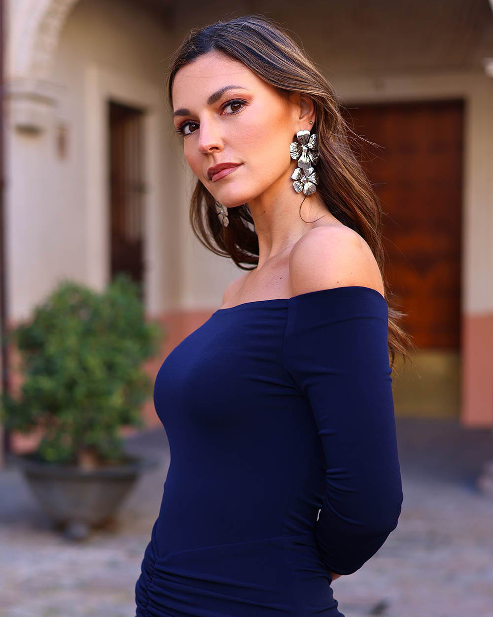 Vestido Mirta azul / ULTIMAS UNIDADES SIN REPOSICION - Imagen 4