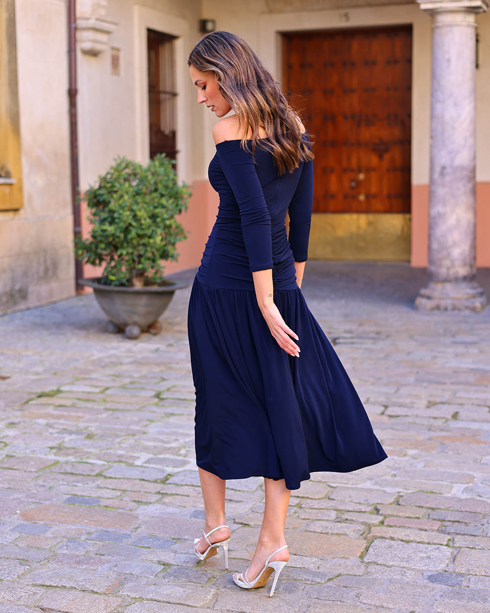 Vestido Mirta azul / ULTIMAS UNIDADES SIN REPOSICION - Imagen 2