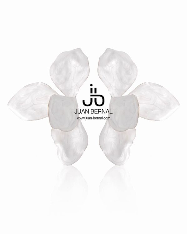 Pendientes Alura blanco