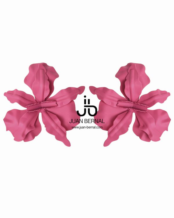 Pendientes Terilin rosa mate