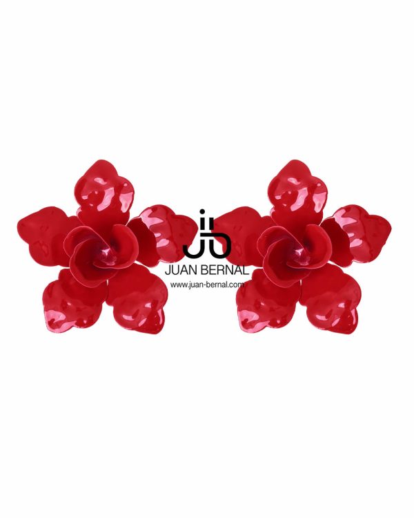Pendientes Huven rojos