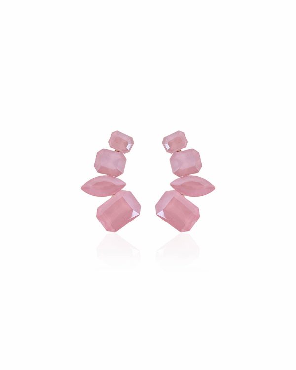 Pendientes Munsi rosa
