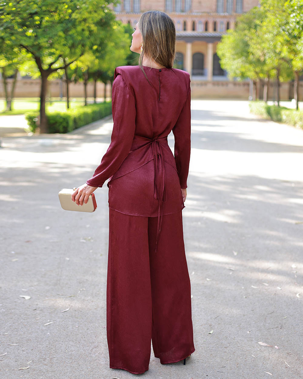 Conjunto Salma vino - Imagen 2