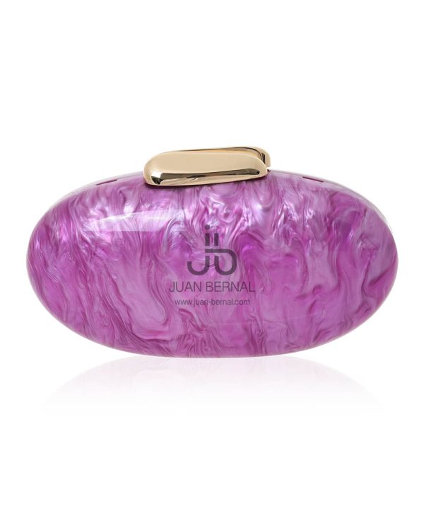 Clutch Cofre morado