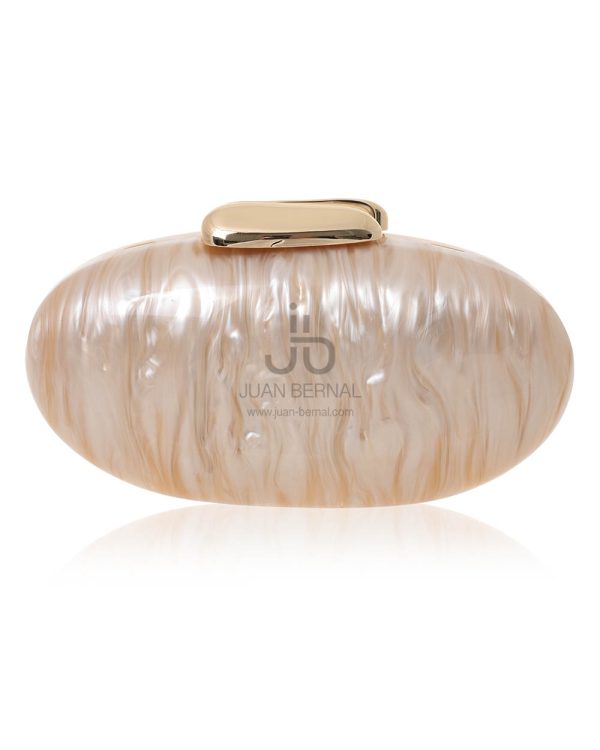 Clutch Cofre caramelo