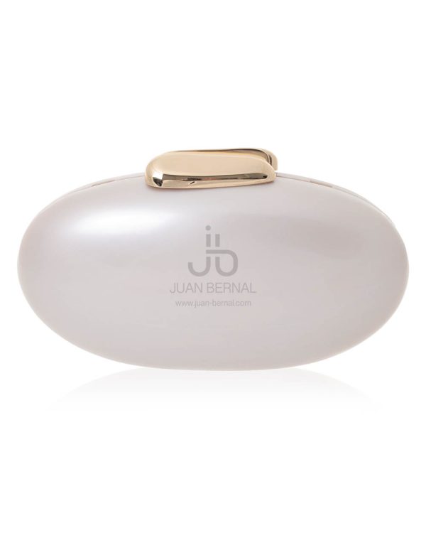 Clutch Cofre perla