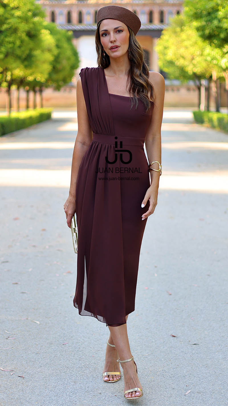 Vestido Roma chocolate