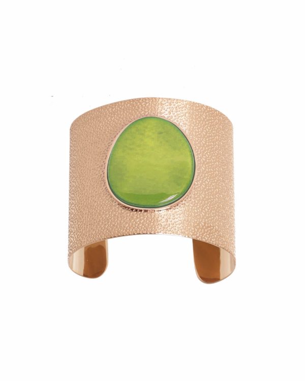 Brazalete piedra verde