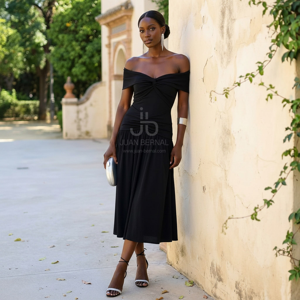 Vestido Mayra negro - Imagen 4