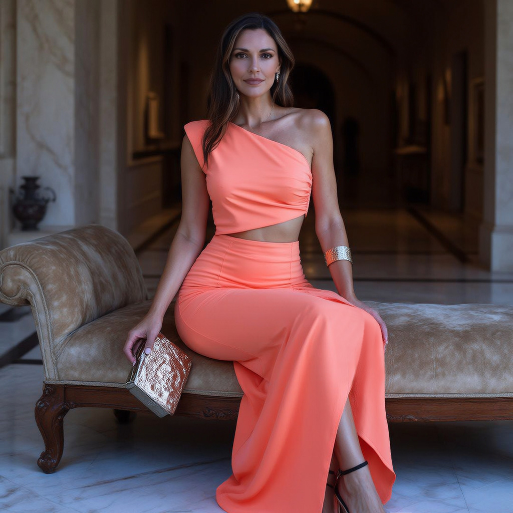Vestido Luna mandarina - Imagen 4